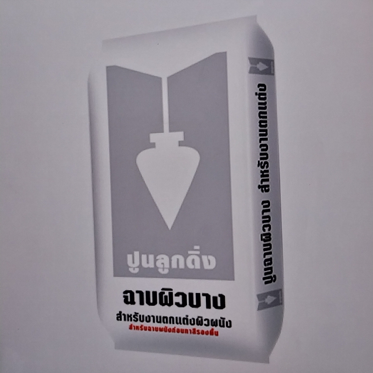 ปูนสกิมโค้ทลูกดิ่งเทา