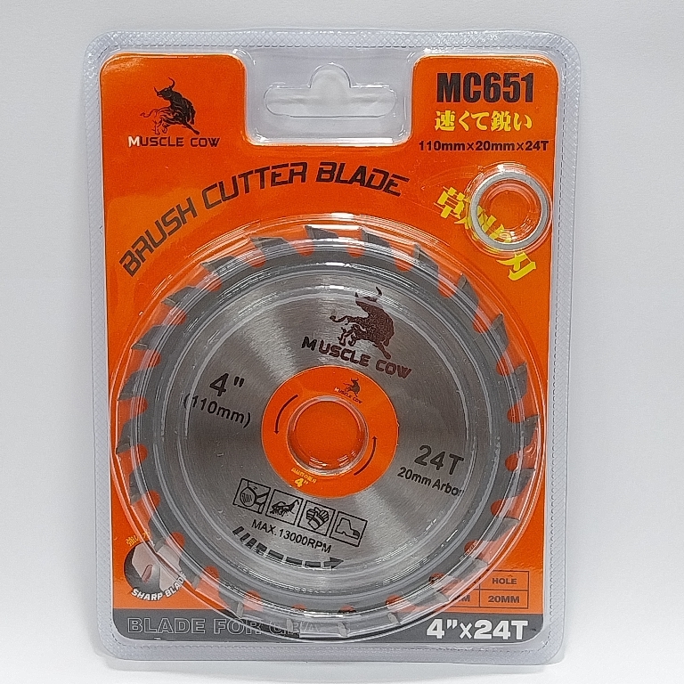 ใบเลื่อยวงเดือน 4*24T Muscle cow