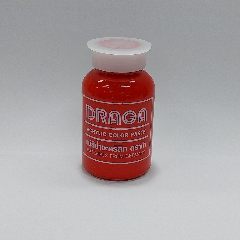 แม่สีน้ำอะครีลิค ดรากร้า#สีแดง