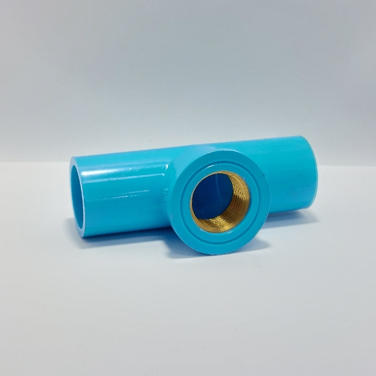 สามทางเกลียวในทองเหลือง18(1/2