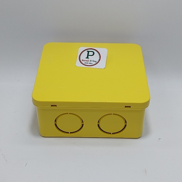 กล่องพักสายสีขาว 4*4