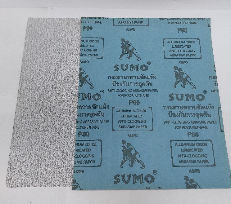 กระดาษทรายขัดแห้ง(ยูรีเทน)#80 SUMO