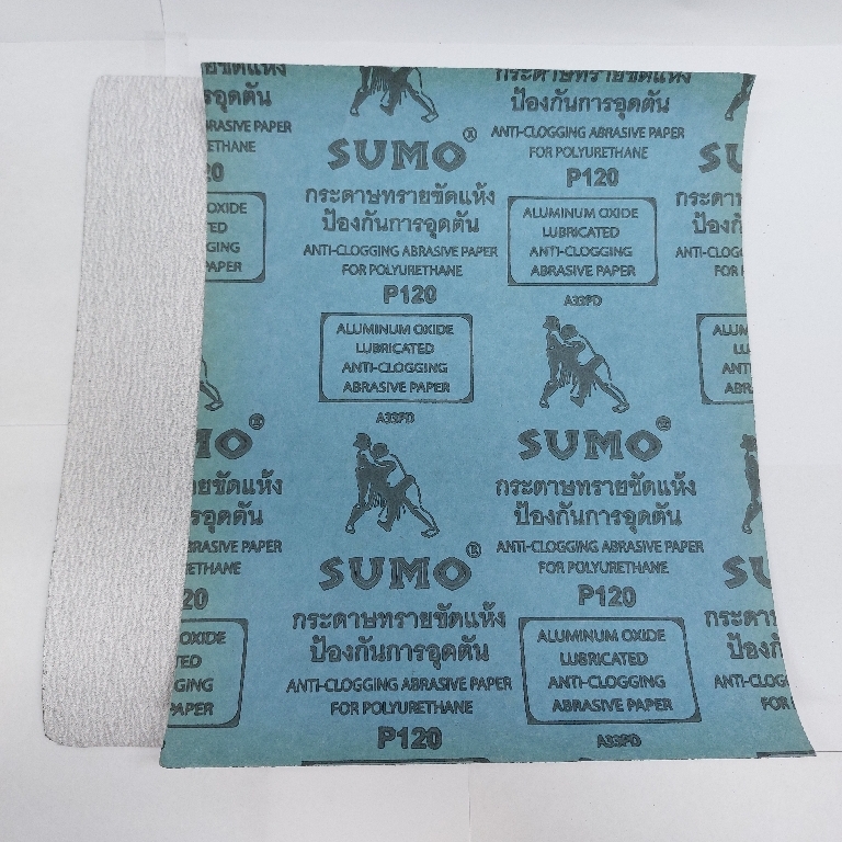 กระดาษทรายขัดแห้ง(ยูรีเทน)#120 SUMO