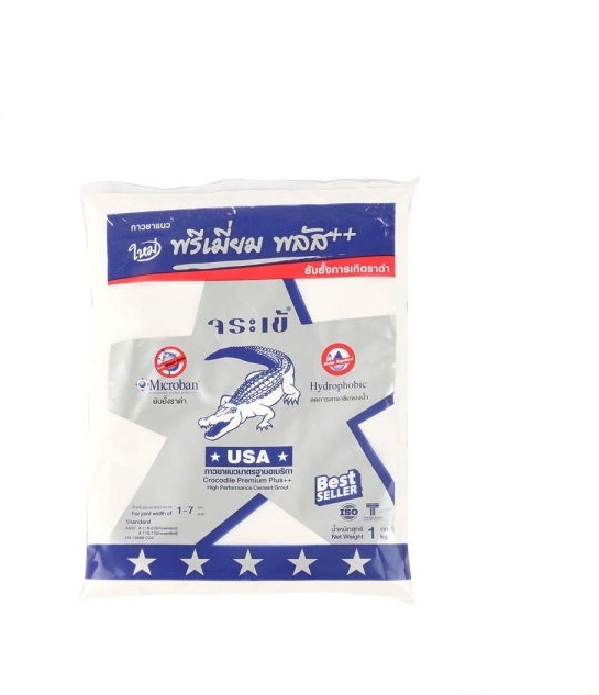 ยาแนวจระเข้ พรีเมี่ยมพลัส สีขาวมุก