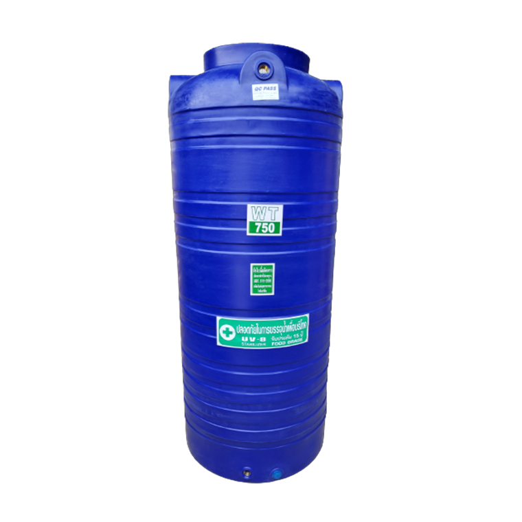 ถังเก็บน้ำสีน้ำเงินSize750L