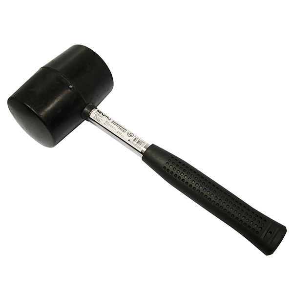 ค้อนหัวยาง ด้ามเหล็ก 25ซม.