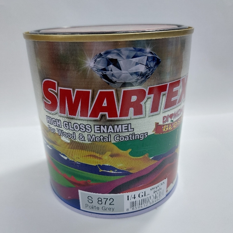 สีน้ำมันsmartex#S872(1/4GL) สีเทาอ่อน