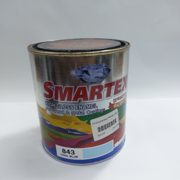 สีน้ำมันsmartex#F843(1/4GL) สีฟ้า