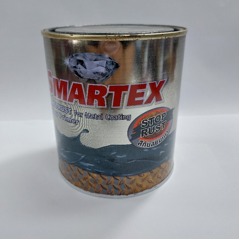 สีรองพื้นกันสนิมเทา smartex 1/4GL