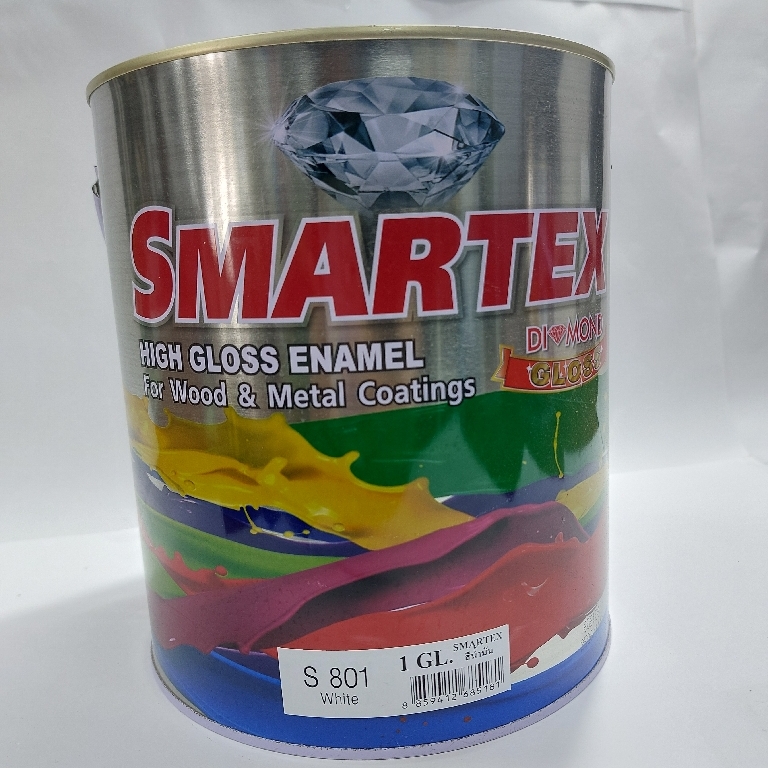 สีน้ำมันsmartex#S801(1GL) สีขาว