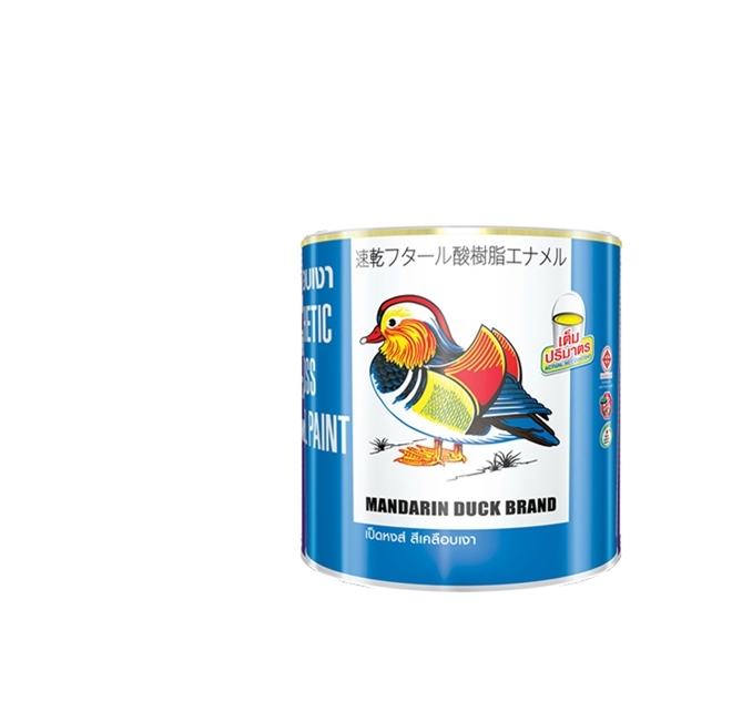 สีน้ำมันMDUCK 999 ดำเงา 3GL