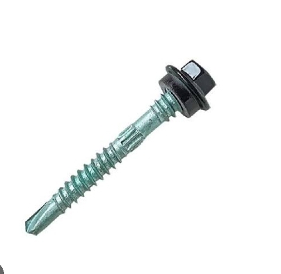 สกรูยึดหลังคากระเบื้อง ปลายสว่านแหวน 10*3 LTZ