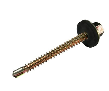 สกรูยึดหลังคากระเบื้อง ปลายสว่านแหวน 10*1 LTZ