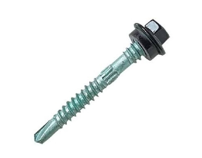 สกรูยึดหลังคากระเบื้อง ปลายสว่าน 10*1 1/2 ZW