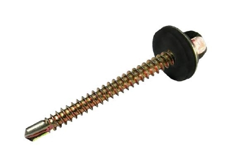 สกรูยึดหลังคากระเบื้อง ปลายสว่าน 10*1 1/2 ZW