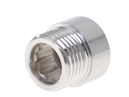 ข้อต่อตรง ชุปโครเมีย(ตัวผู้-ตัวเมีย)สั้น