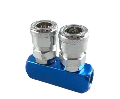 คอปเปอร์ลม ข้อต่อสามเร็ว2ทาง