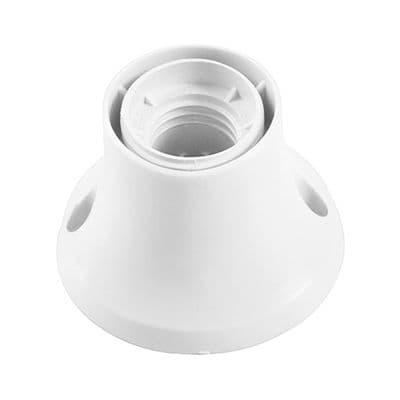 ขั้วไฟแป้นกลมขาวและดำE27