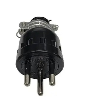 ปลั๊กยาง3ขากลมมีห่วง