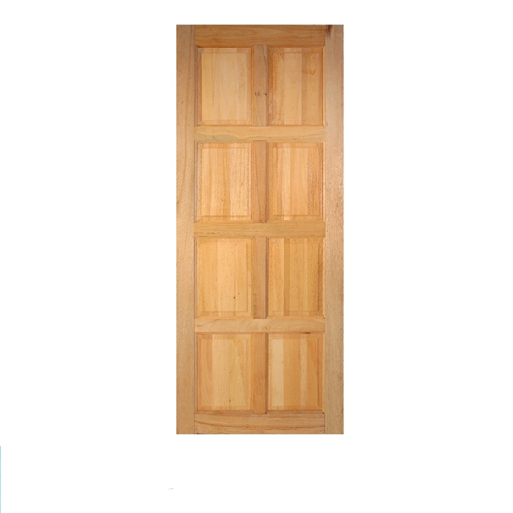 บานประตูไม้สยาเนื้อแข็ง 80*200