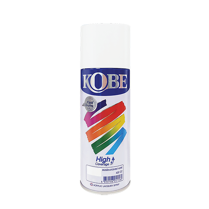 สีสเปร์ย KOBE สีขาว #910