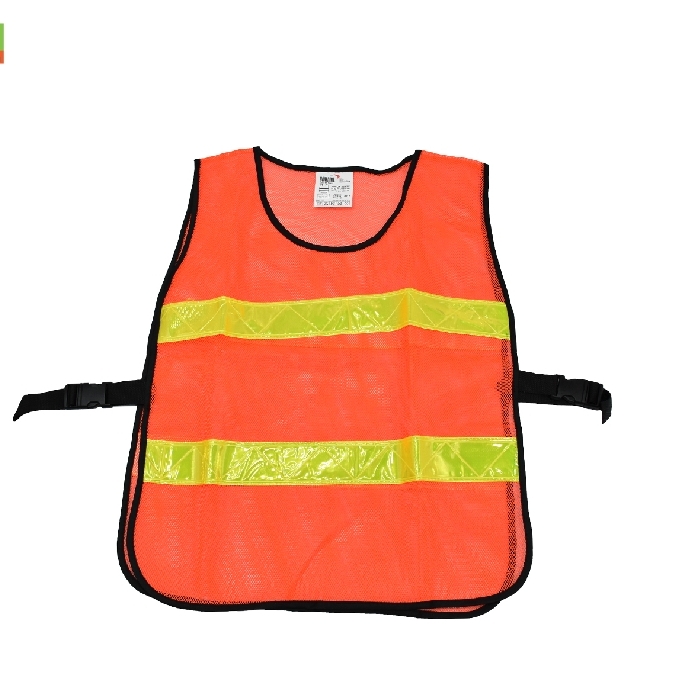 เสื้อจราจรตาข่าย รุ่นGR-604SU สีส้มแถบสีเหลืองYANADA