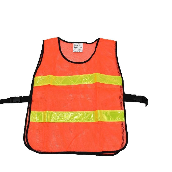 เสื้อจราจรตาข่าย รุ่นGR-604SU สีส้มแถบสีเหลืองYANADA