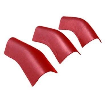 ครอบปิดจั่ว สีแดง 15องศา