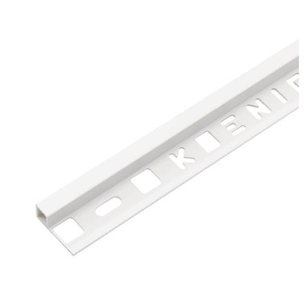 คิ้วกระเบื้องเหลี่ยม สีขาว