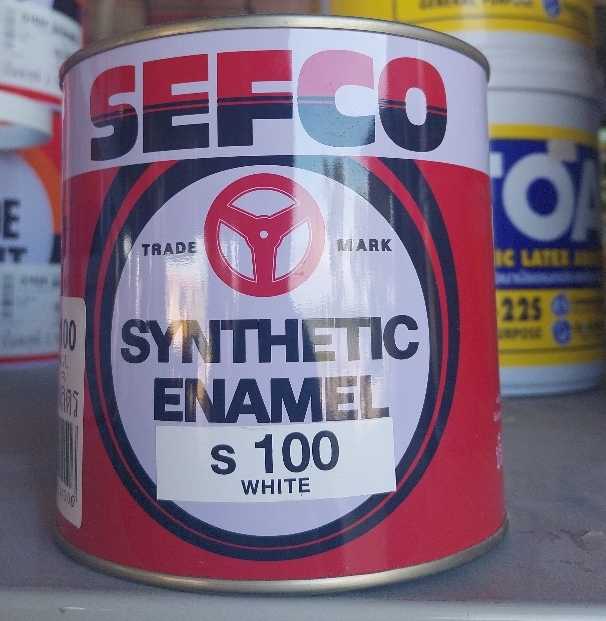 สีเคลือบน้ำมัน SEFCO ขนาด 1 กป.#S100 ขาว
