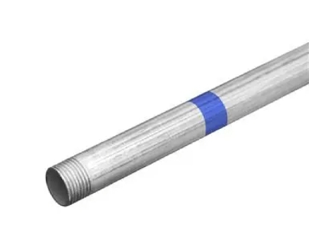 เหล็กแป๊ปกลมซิงค์ 3นิ้ว คาดน้ำเงิน