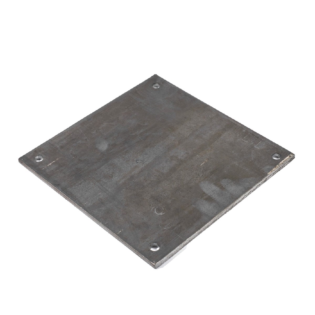 แผ่นเพลสเหล็ก8*8 เจาะรู