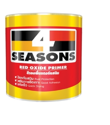 สีรองพื้นกันสนิม แดง TOA 4 Seasons 1/4 GL