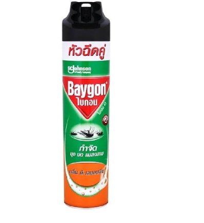 ไบกอนสเปรย์กำจัดยุงสีเขียว600ml